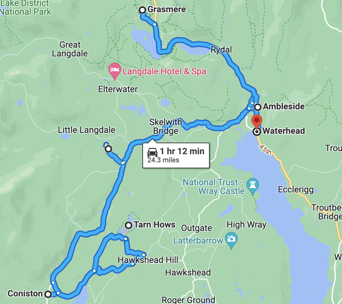 lake district day trip itinerary