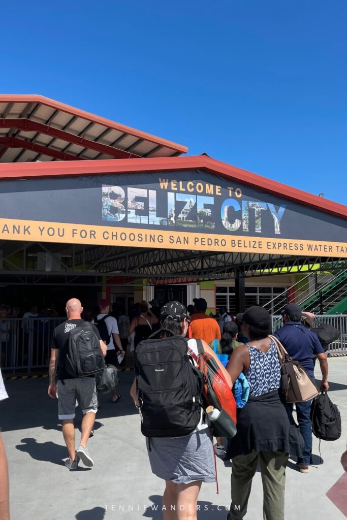 Belize City to Caye Caulker