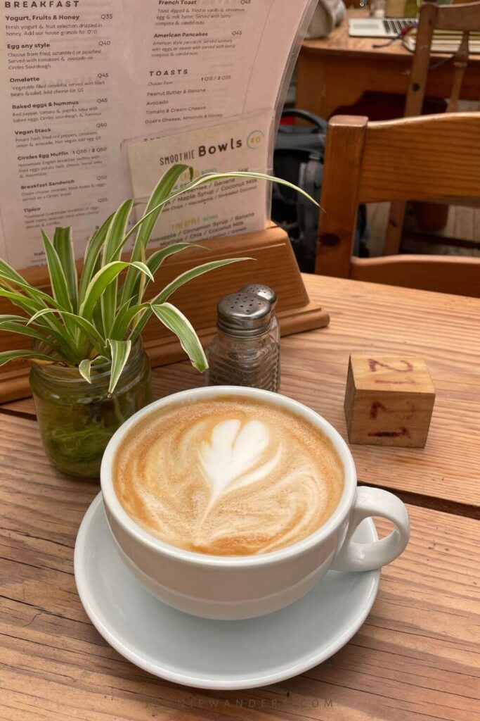 Coffee shops in Antigua 